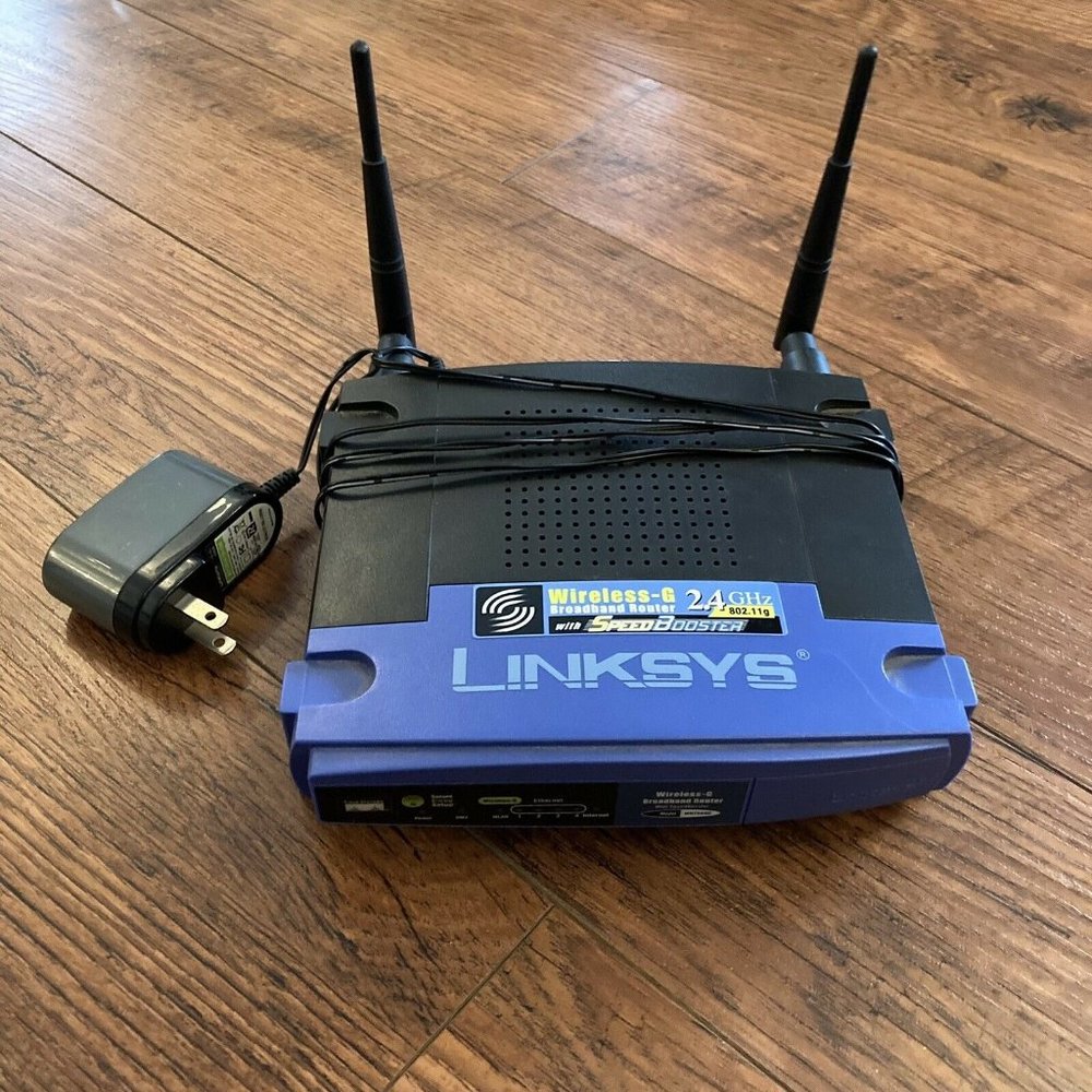LINKSYS Wireless-G BROADBAND ROUTER with Speed Booster WRT54GS 2.4 GHz